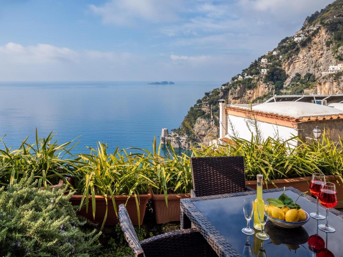 Scorcio D' Oltremare - Sea View Apt In Positano Dış mekan fotoğraf
