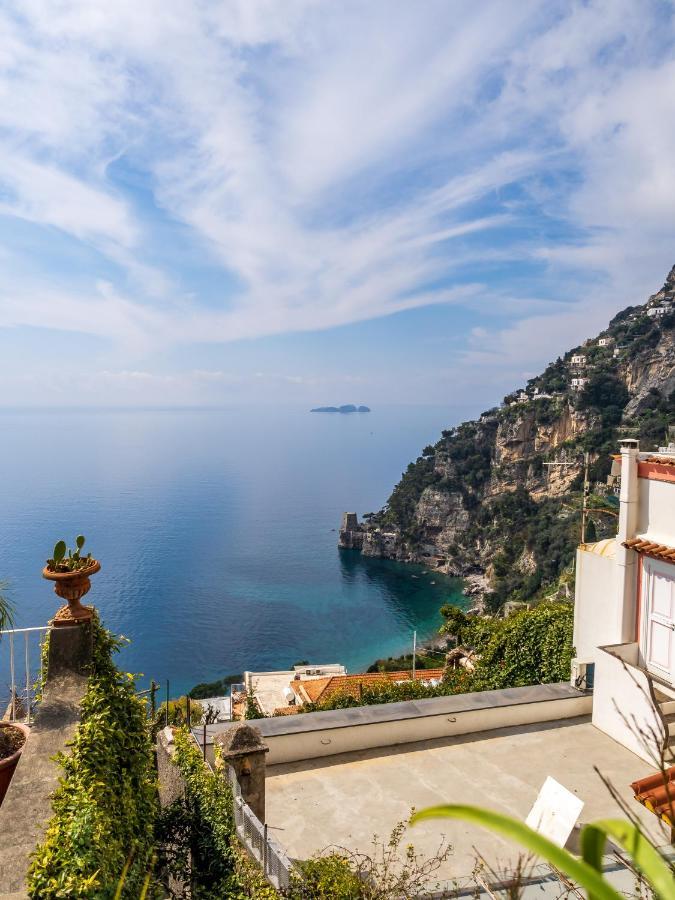 Scorcio D' Oltremare - Sea View Apt In Positano Dış mekan fotoğraf
