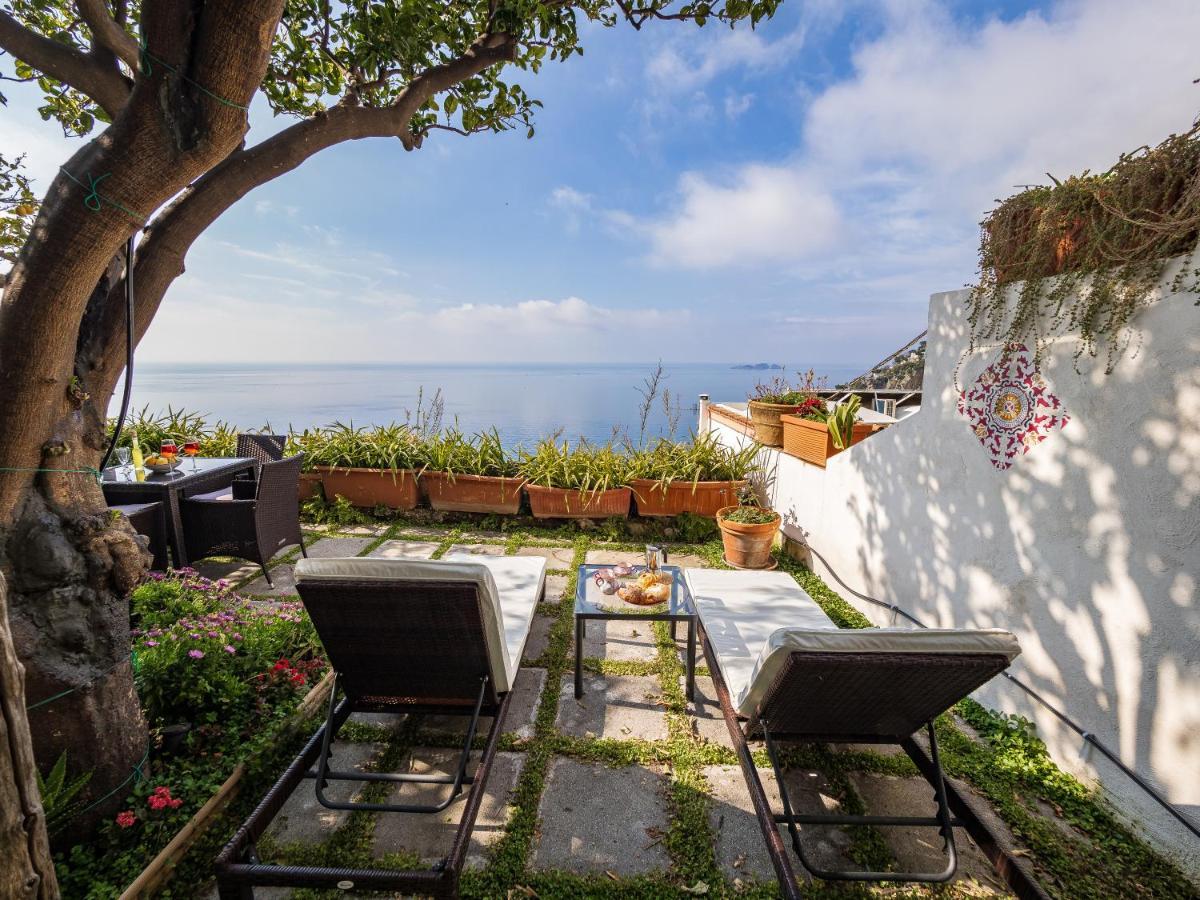Scorcio D' Oltremare - Sea View Apt In Positano Dış mekan fotoğraf